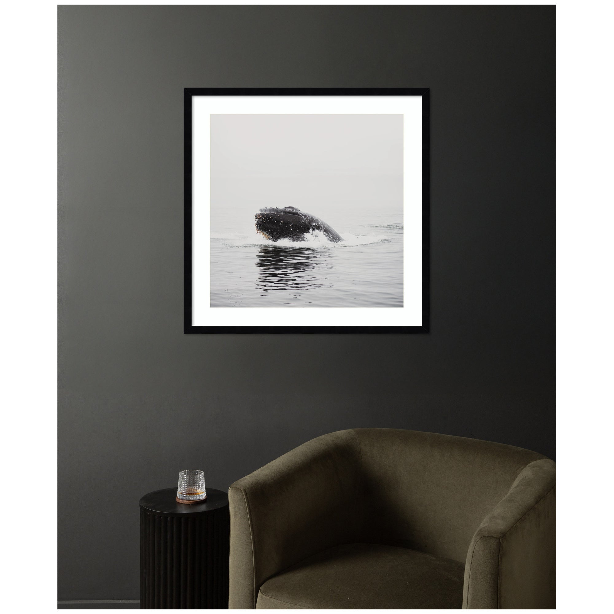 Humpback Whale No.
4 by Laura Evans Framed Wall Art Print
