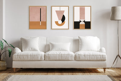 Sylvie Venice 1, 2 and 3 Framed Canvas Art Set by Alexander Ginzburg