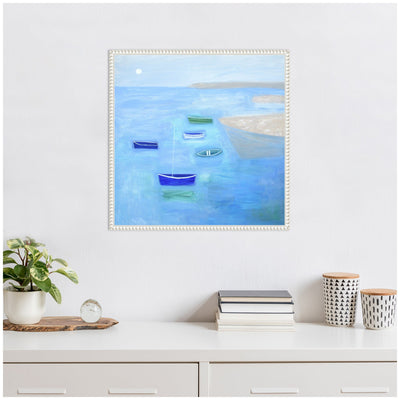 Sylvie Calm Waters Framed Canvas by Giuliana Lazzerini