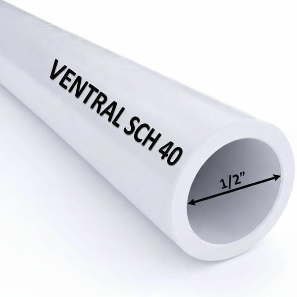 VENTRAL Schedule 40 PVC Pipe - 1/2 in. by VELOCITY® - main product image for Resin Society
