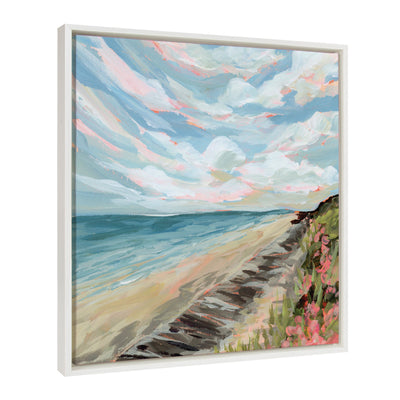 Sylvie Connecticut Framed Canvas by Emily Kenney by kateandlaurel - product image 2 for Resin Society