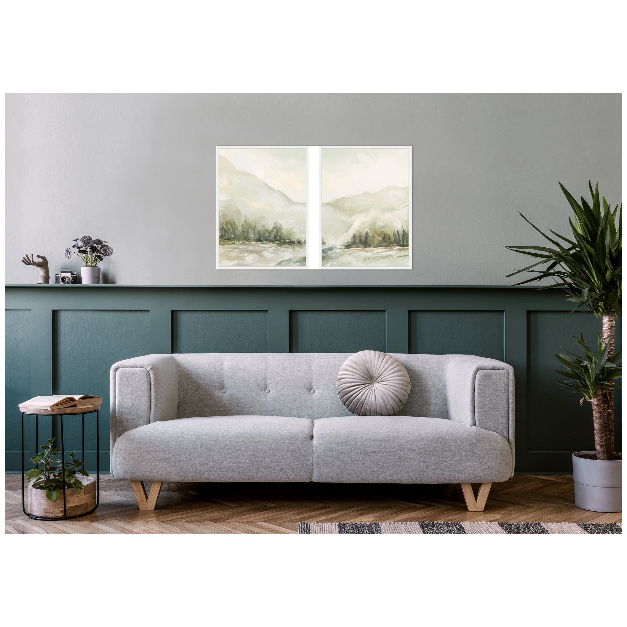 AQ Winter Landscape No.
6 2 Piece Framed Canvas Wall Art Set by Annie Quigley