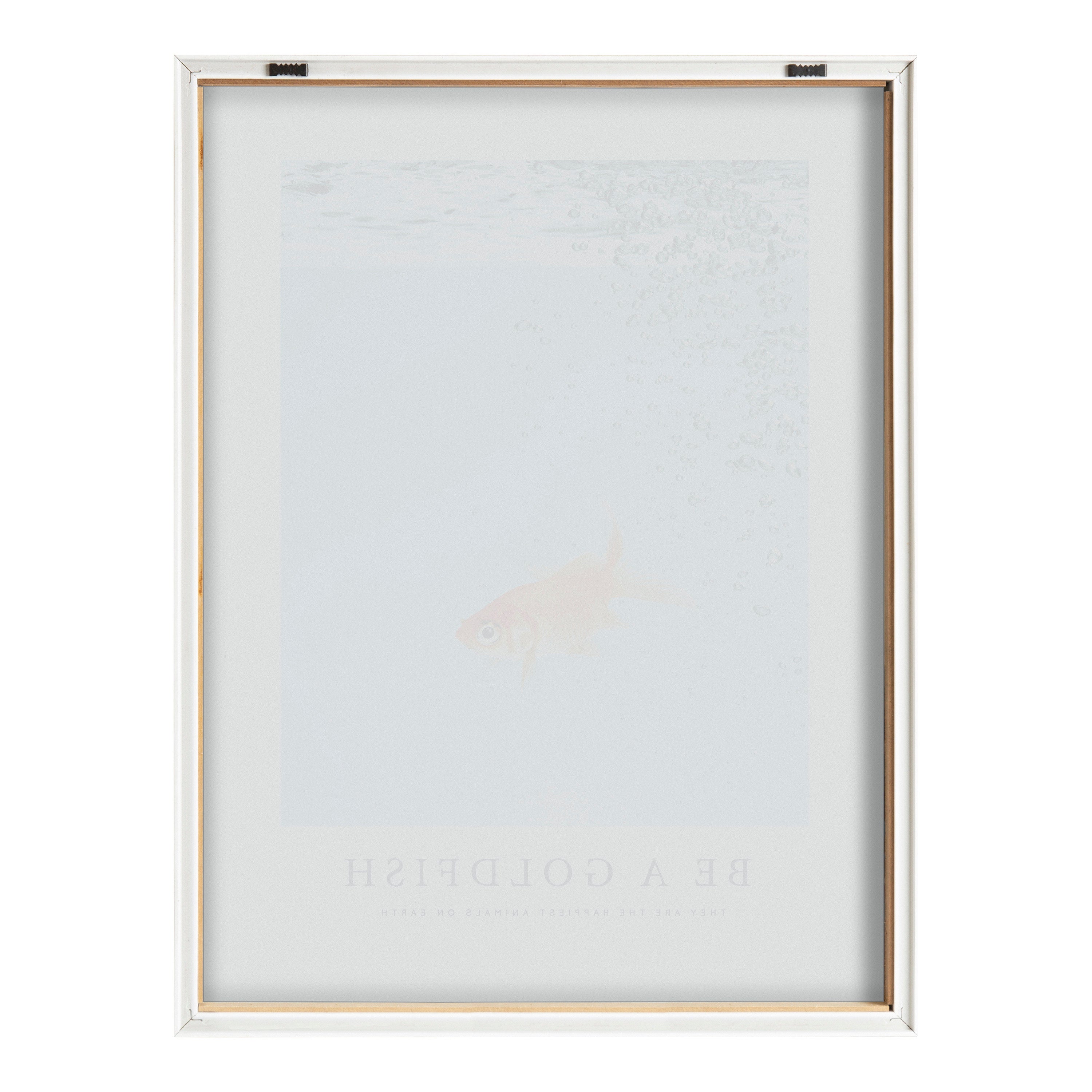 Blake Be A Goldfish Framed Printed Glass by The Creative Bunch Studio by kateandlaurel - product image 4 for Resin Society