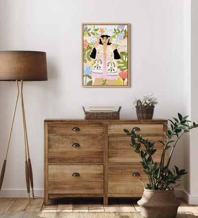 Sylvie Beauty Around Me Framed Canvas by kateandlaurel - product image 7 for Resin Society