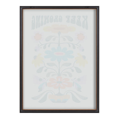 Blake Keep Growing Framed Printed Glass by kateandlaurel - product image 4 for Resin Society
