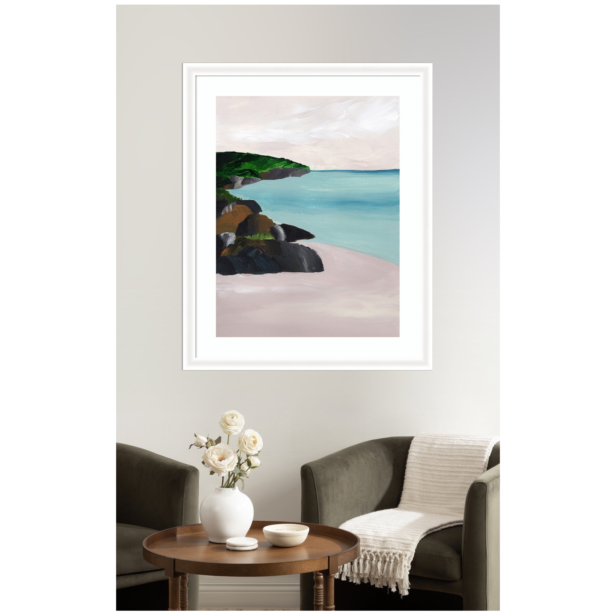 Framed Art Seascape by Nikita Jariwala