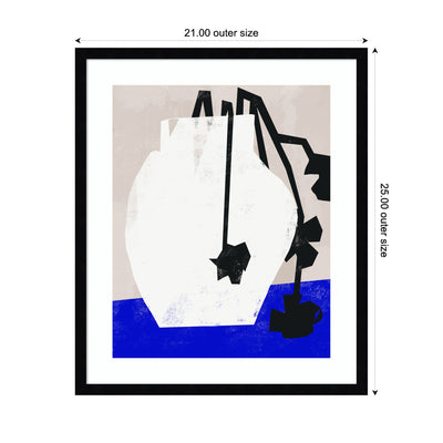 Abstract Blossoms by Little Dean Framed Wall Art Print