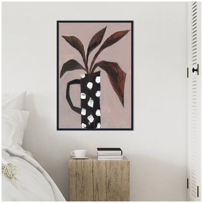 Sylvie Beaded Spotlight on Nature Framed Canvas by Nikita Jariwala