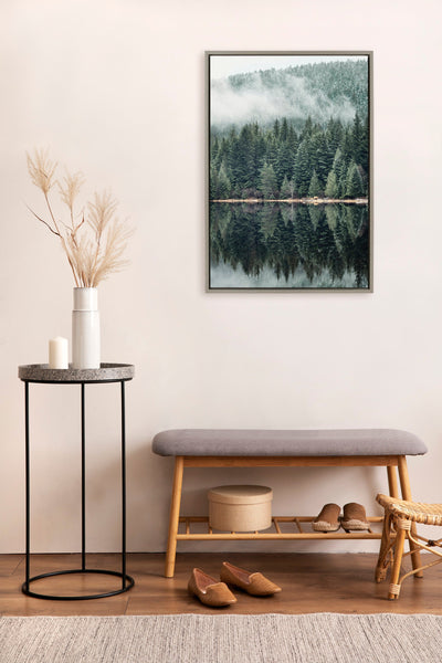 Sylvie Evergreen Reflections Framed Canvas by Emiko and Mark Franzen of F2Images