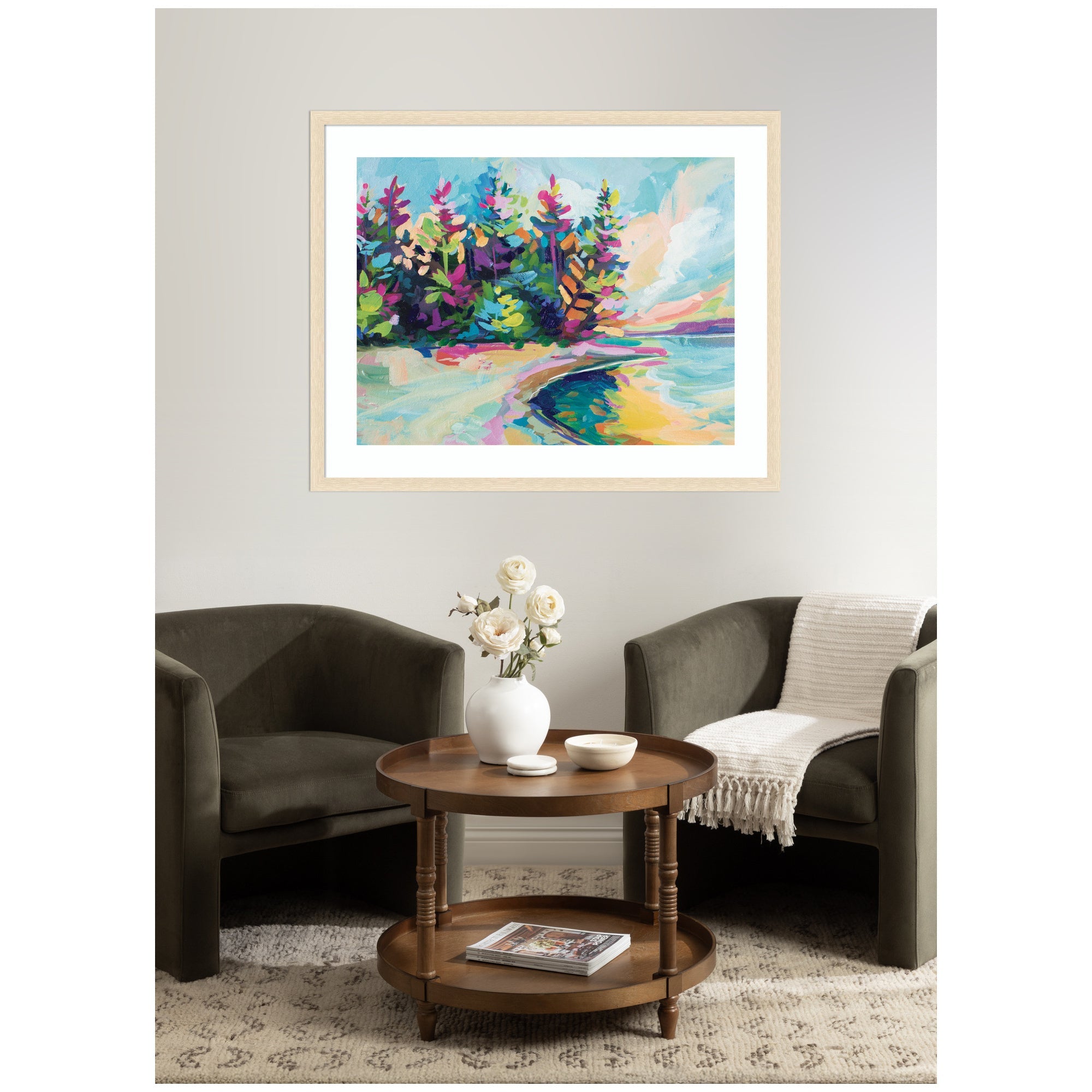Framed Art Saturday In Door County by Rachel Christopoulous