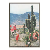 Sylvie Décor Framed Canvas by kateandlaurel - main product image for Resin Society