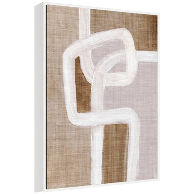 Sylvie Rhythmic Lines l Framed Canvas by Nikita Jariwala