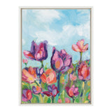 Sylvie Spring Framed Canvas by Rachel Christopoulos by kateandlaurel - main product image for Resin Society