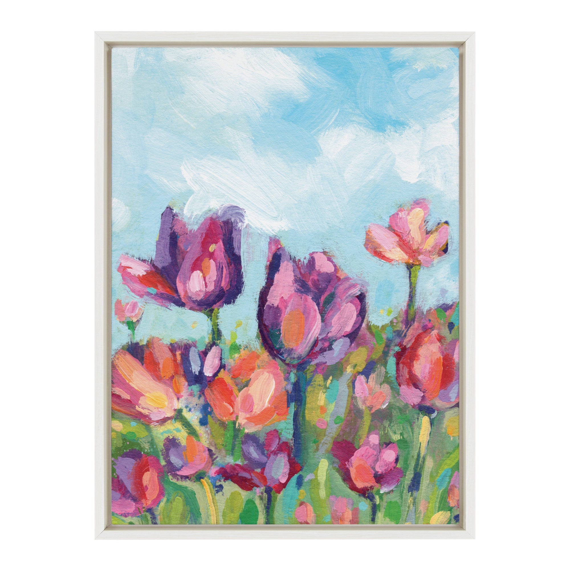 Sylvie Spring Framed Canvas by Rachel Christopoulos by kateandlaurel - product image 8 for Resin Society