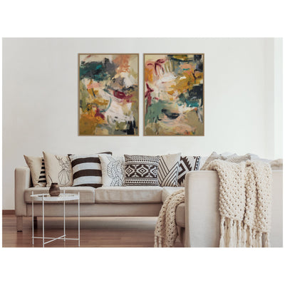 Painted Storm No.
1 & No.
2 2 Piece Framed Canvas Wall Art Set by Amy Lighthall