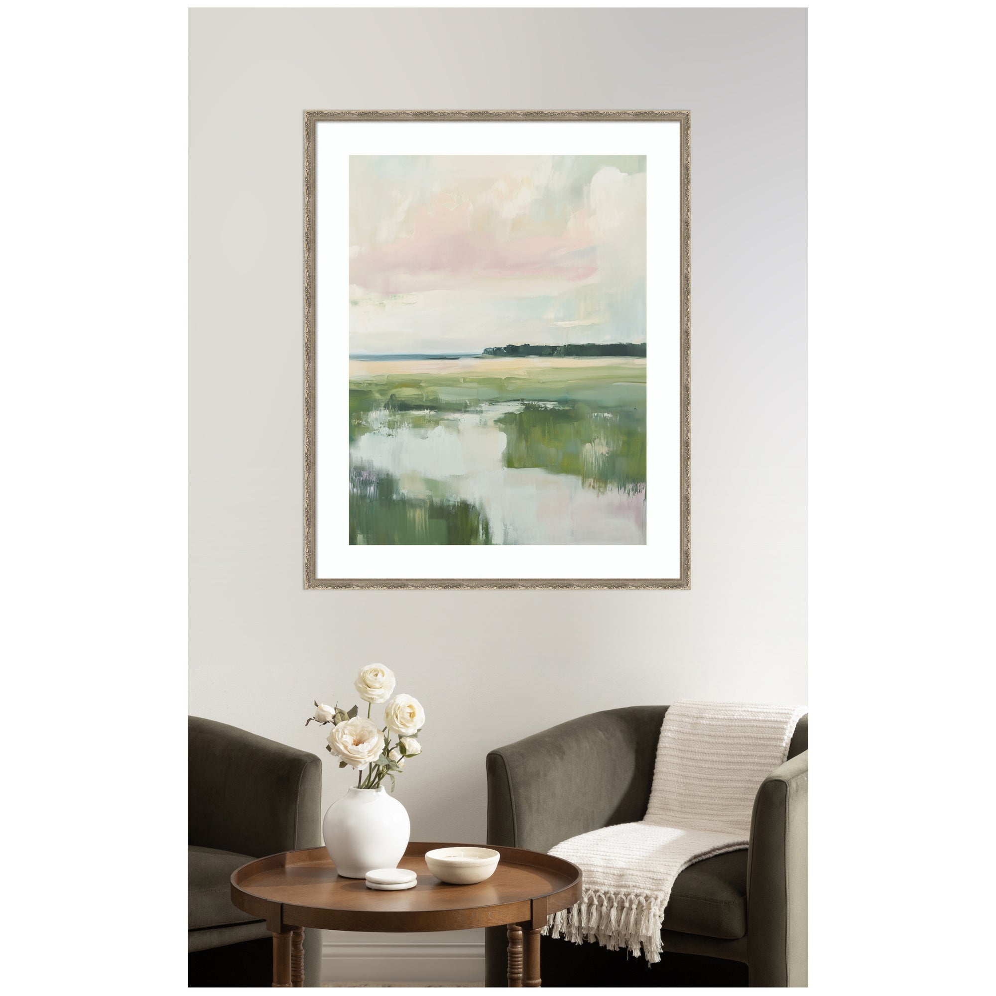 Framed Art Pastel Horizon I by Amy Lighthall