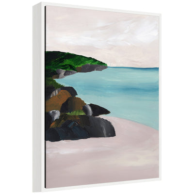 Sylvie Seascape Framed Canvas by Nikita Jariwala