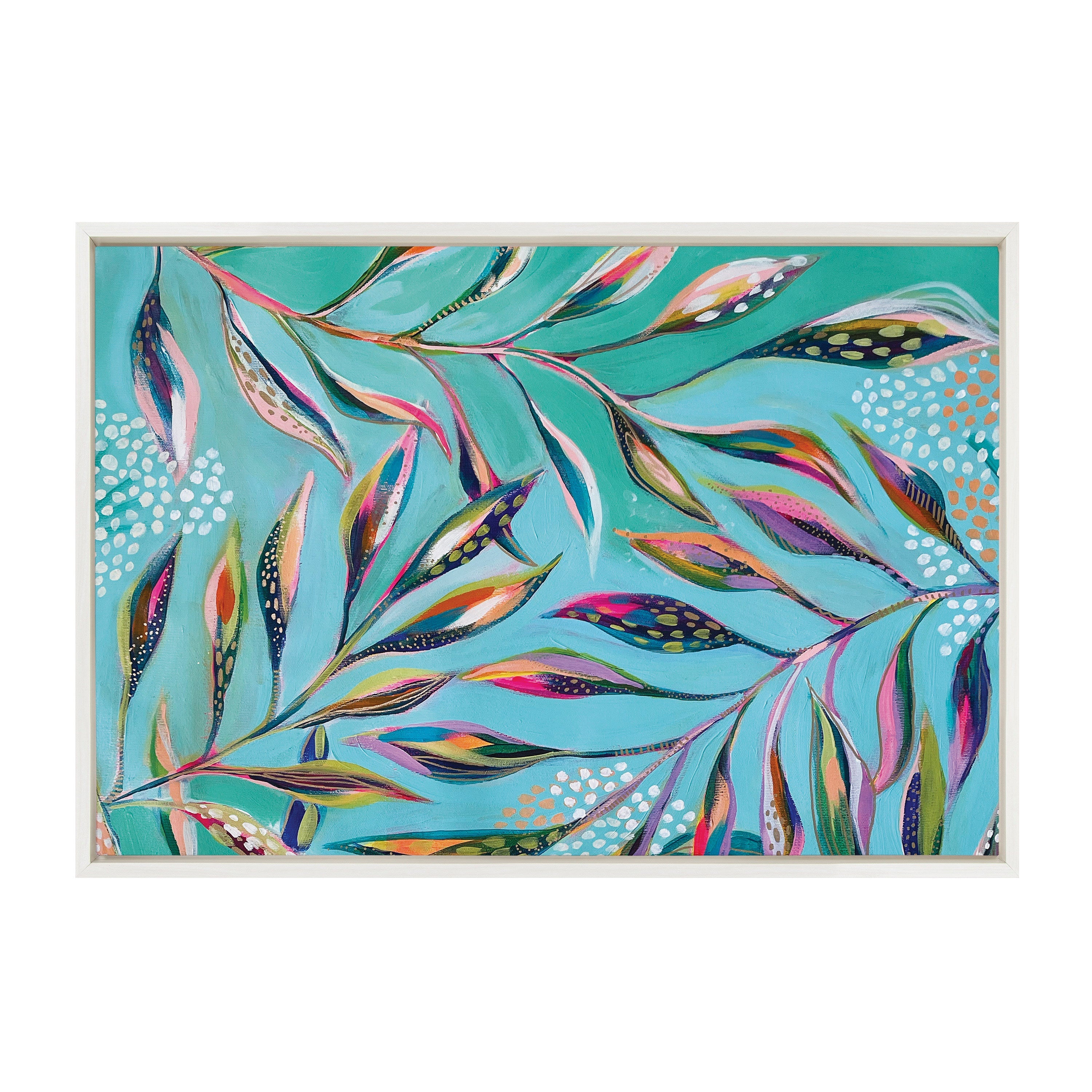 Sylvie A Tranquil Moment Framed Canvas by Jessi Raulet of Ettavee