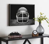 Sylvie Vintage Football Helmet Framed Canvas by kateandlaurel - product image 7 for Resin Society