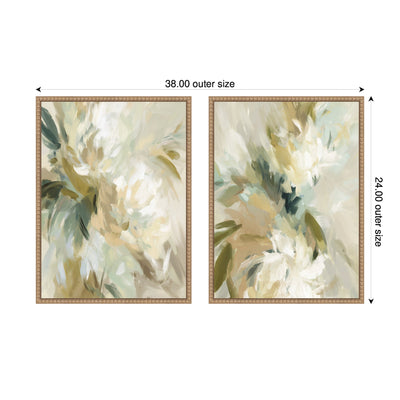 Garden No.
1 & No.
2 2 Piece Framed Canvas Wall Art Set by Amy Lighthall