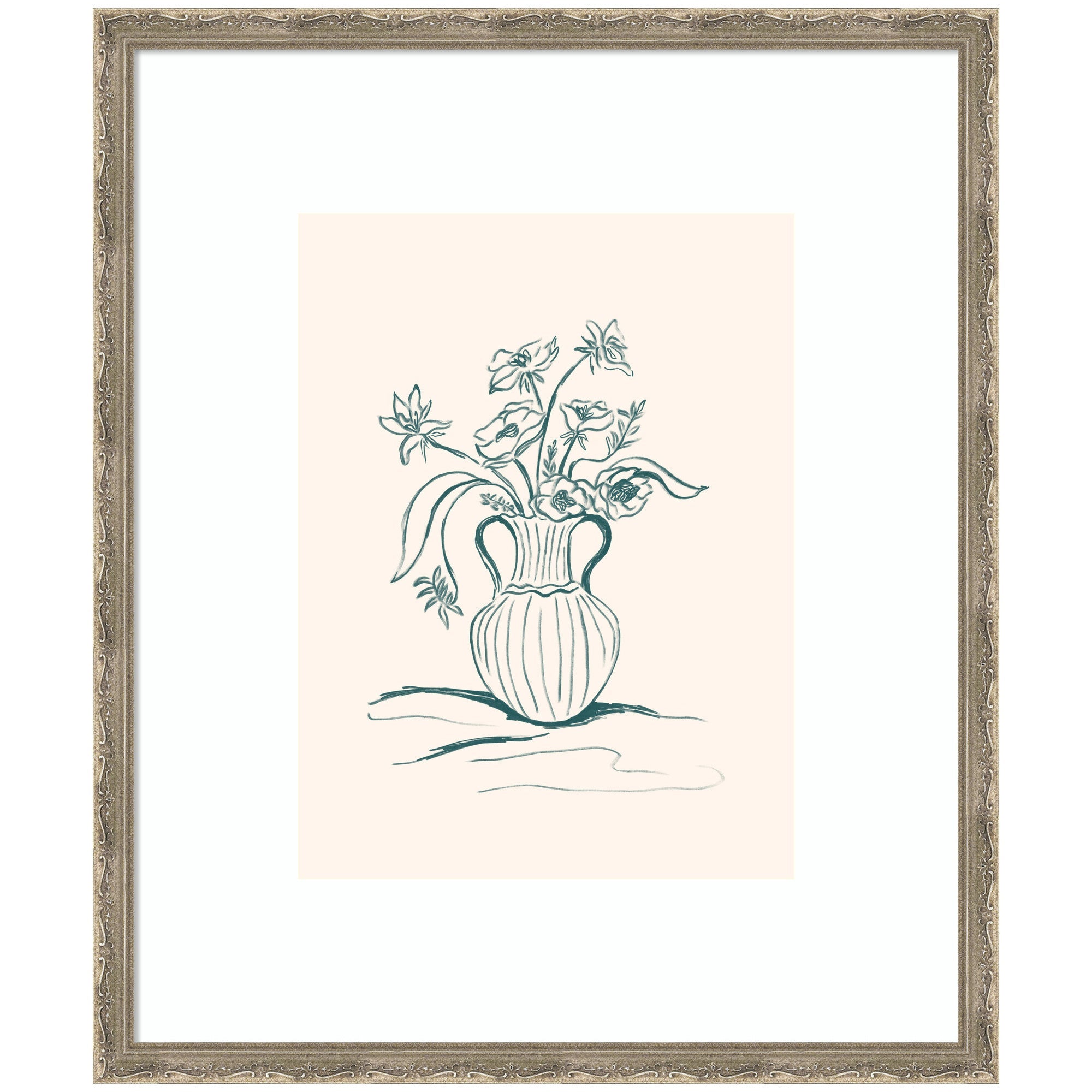 Framed Art Garden Floral by Kate Aurelia Holloway
