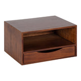 Hutton Floating Wall Shelf with Drawer