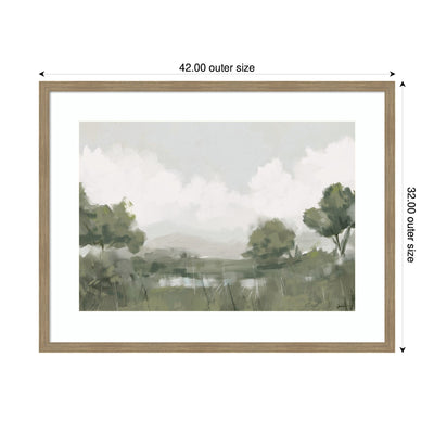 Shades of Olive 23x33 FC by Mary Sparrow Framed Wall Art Print