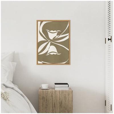 Sylvie Bound by Beauty 2 Framed Canvas by Shatha Al Dafai