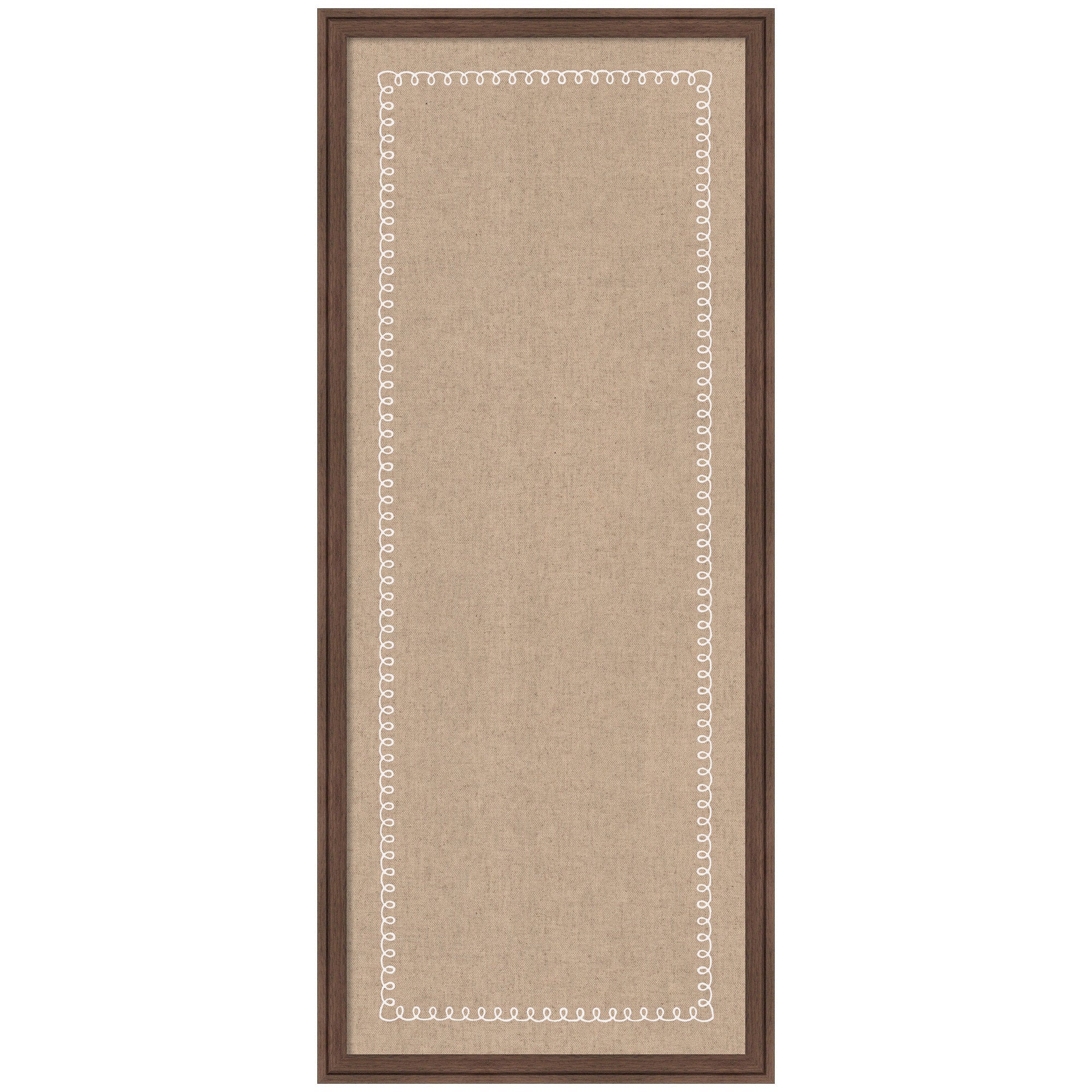Pinboard White Scalloped Edge