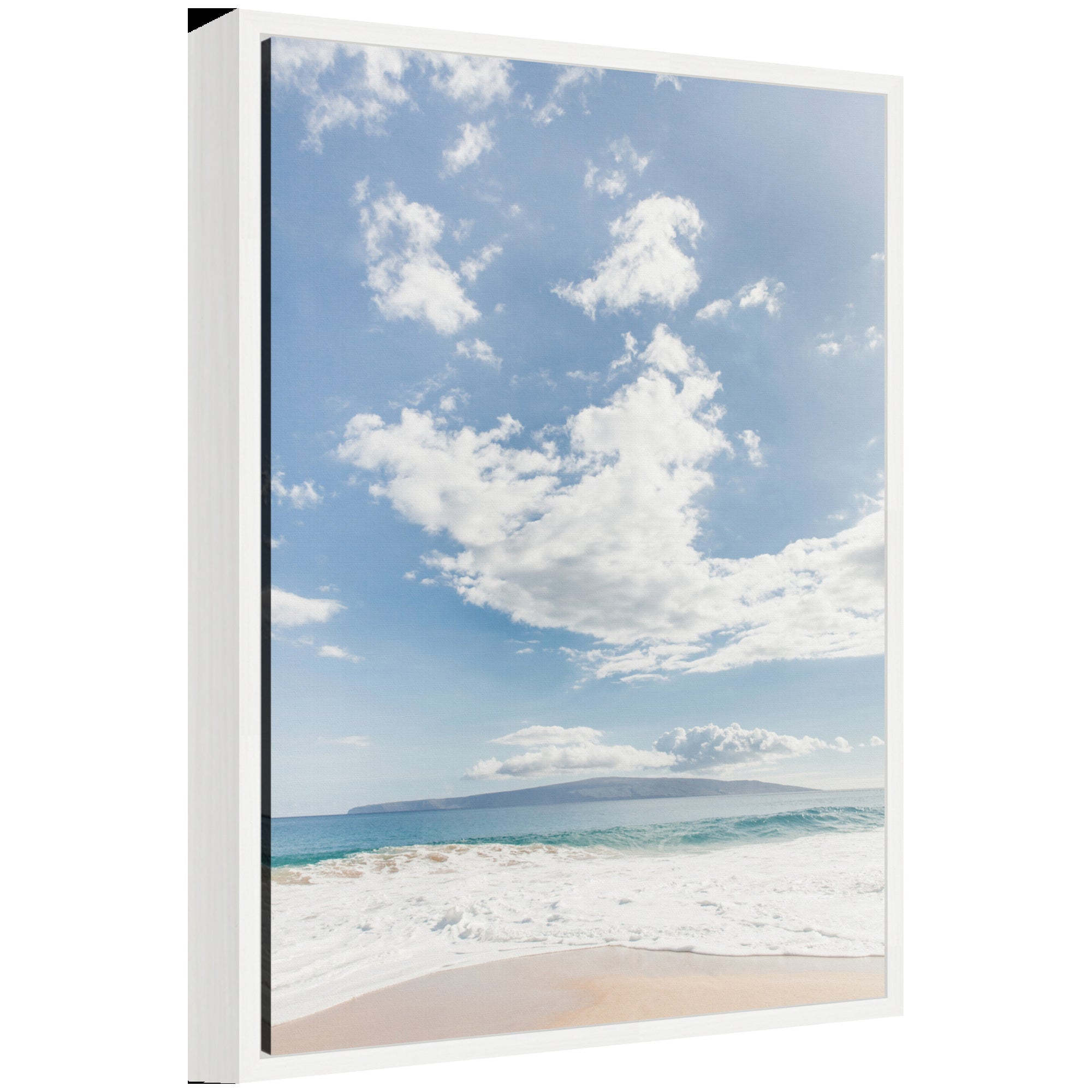 Sylvie Beach Framed Canvas by Alicia Abla by kateandlaurel - product image 13 for Resin Society