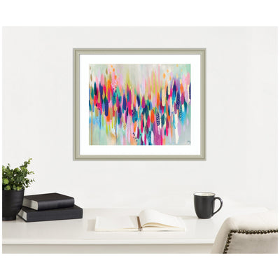Framed Art Brushstroke 154 Horizontal by Ettavee