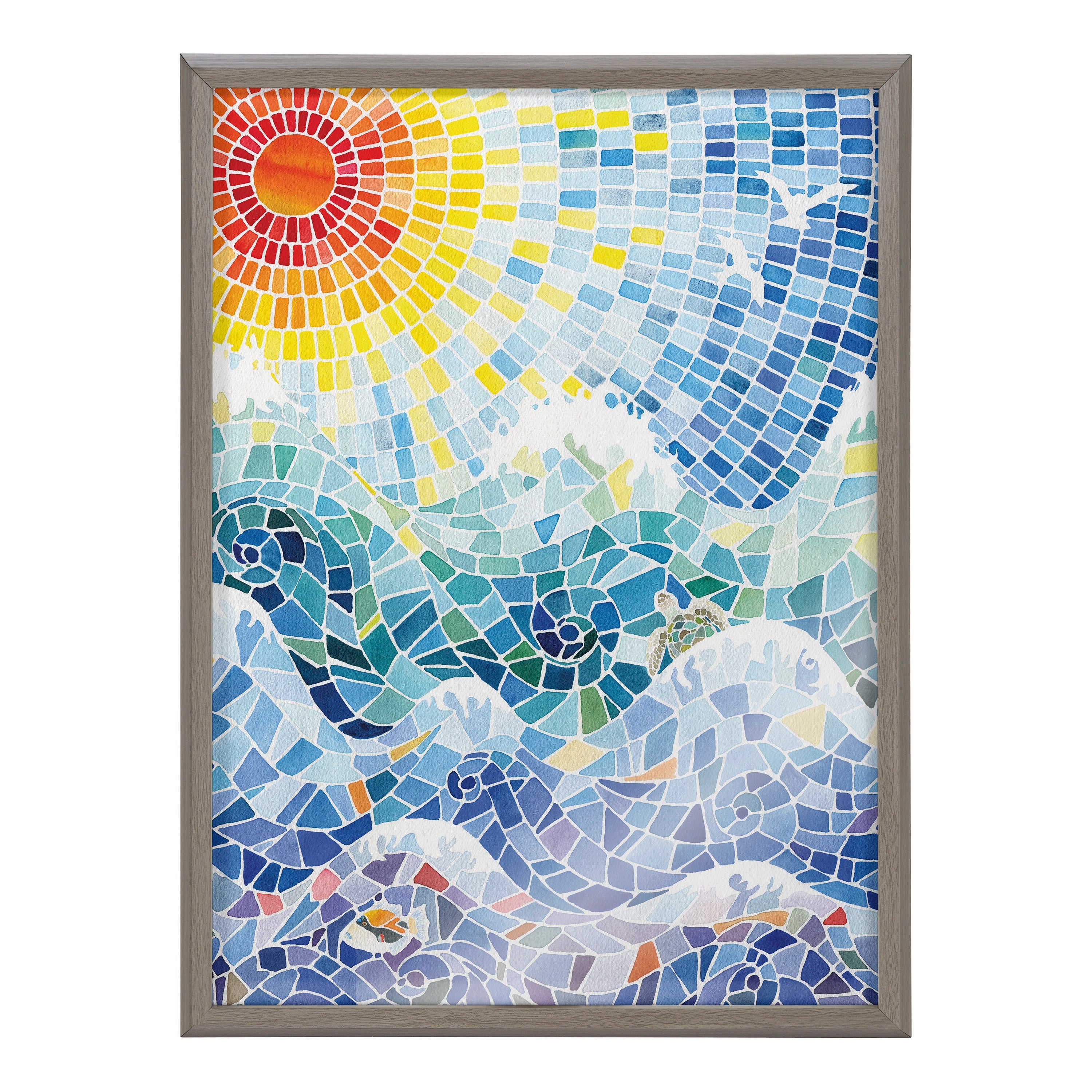 Blake It’s a Beautiful Life Framed Printed Glass by kateandlaurel - product image 8 for Resin Society