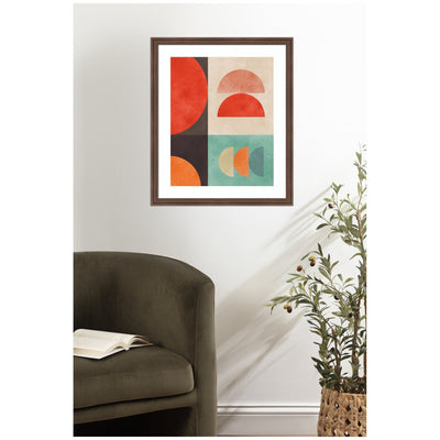 Circles in Harmony No.
11 by Vitor Costa Framed Wall Art Print