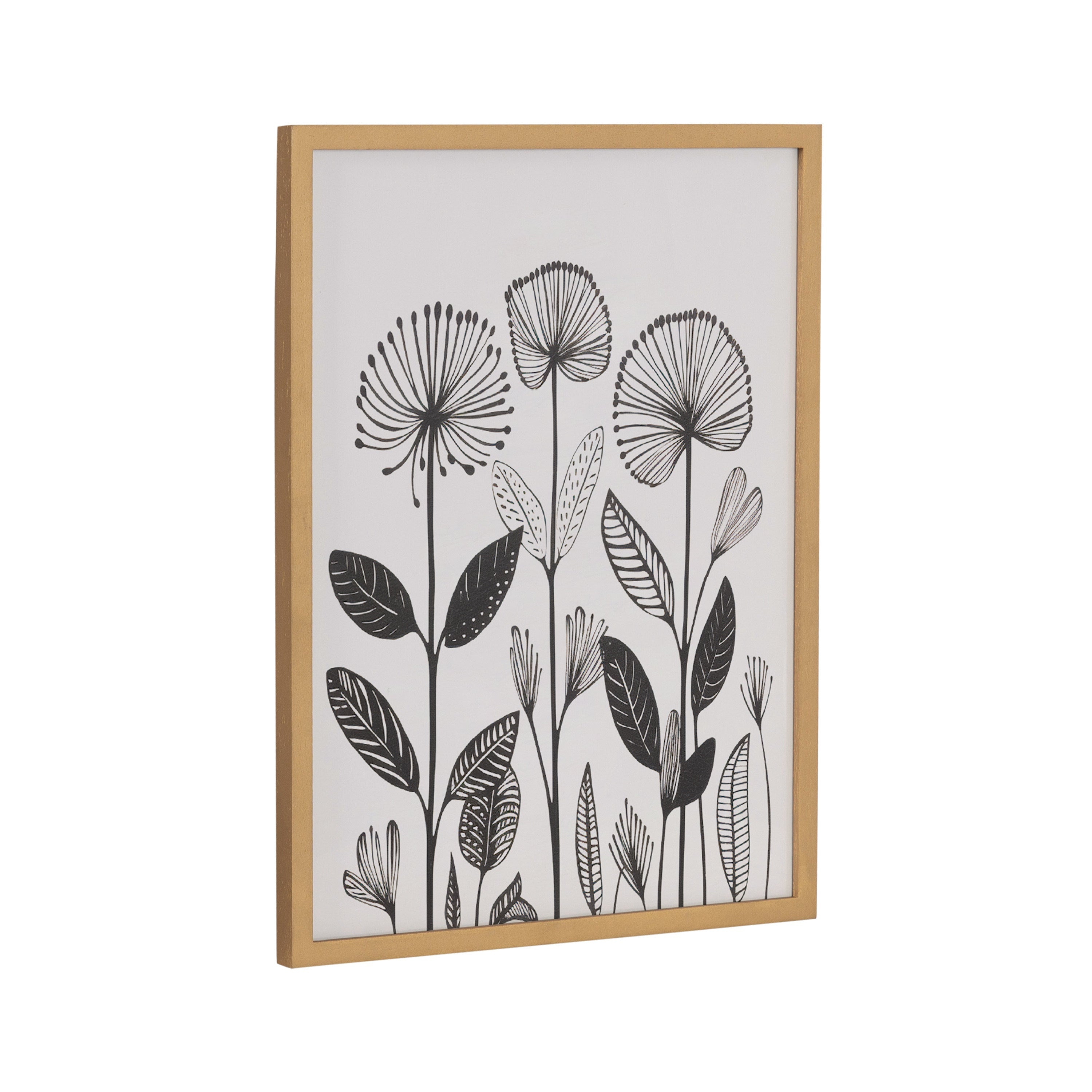 Gallery Simple Modern Linocut Botanicals Print by The Creative Bunch Studio
