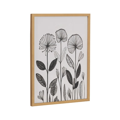 Gallery Simple Modern Linocut Botanicals Print by The Creative Bunch Studio