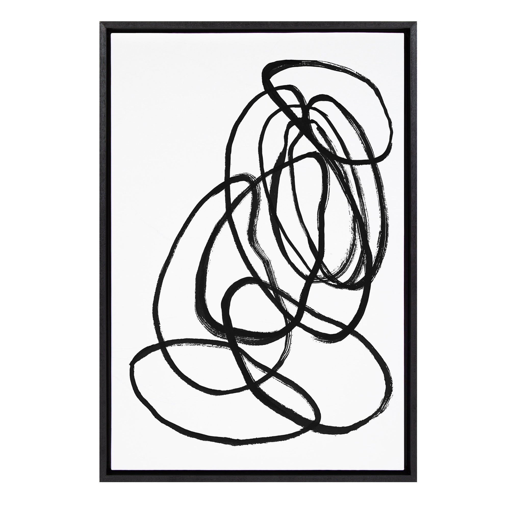 Sylvie Ring of Light 2 Framed Canvas by kateandlaurel - main product image for Resin Society