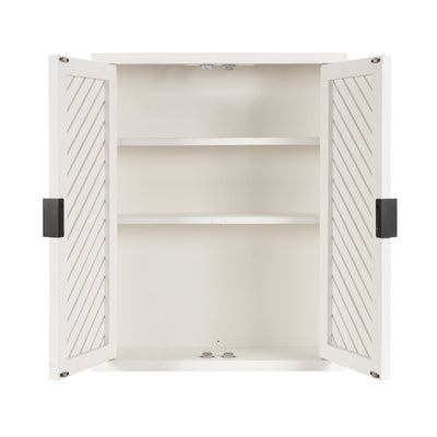 Mezzeta Tall Wood Bath Cabinet