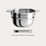 CRISTEL USA Bain-Marie Insert stainless steel cookware with brushed finish