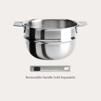 CRISTEL USA Bain-Marie Insert stainless steel cookware with brushed finish