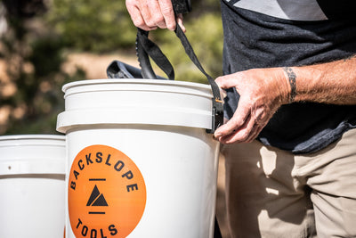 Charly Bucket with our Grandpa Webbing Handle