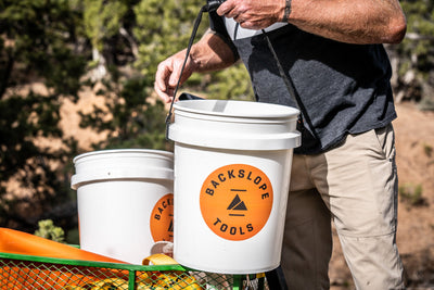 Charly Bucket with our Grandpa Webbing Handle