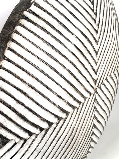 Round Bamileke Shield 22" Geometric Pattern by Mbare Ltd - product image 8 for Resin Society