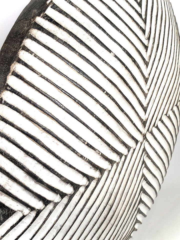 Round Bamileke Shield 22" Geometric Pattern by Mbare Ltd - product image 8 for Resin Society