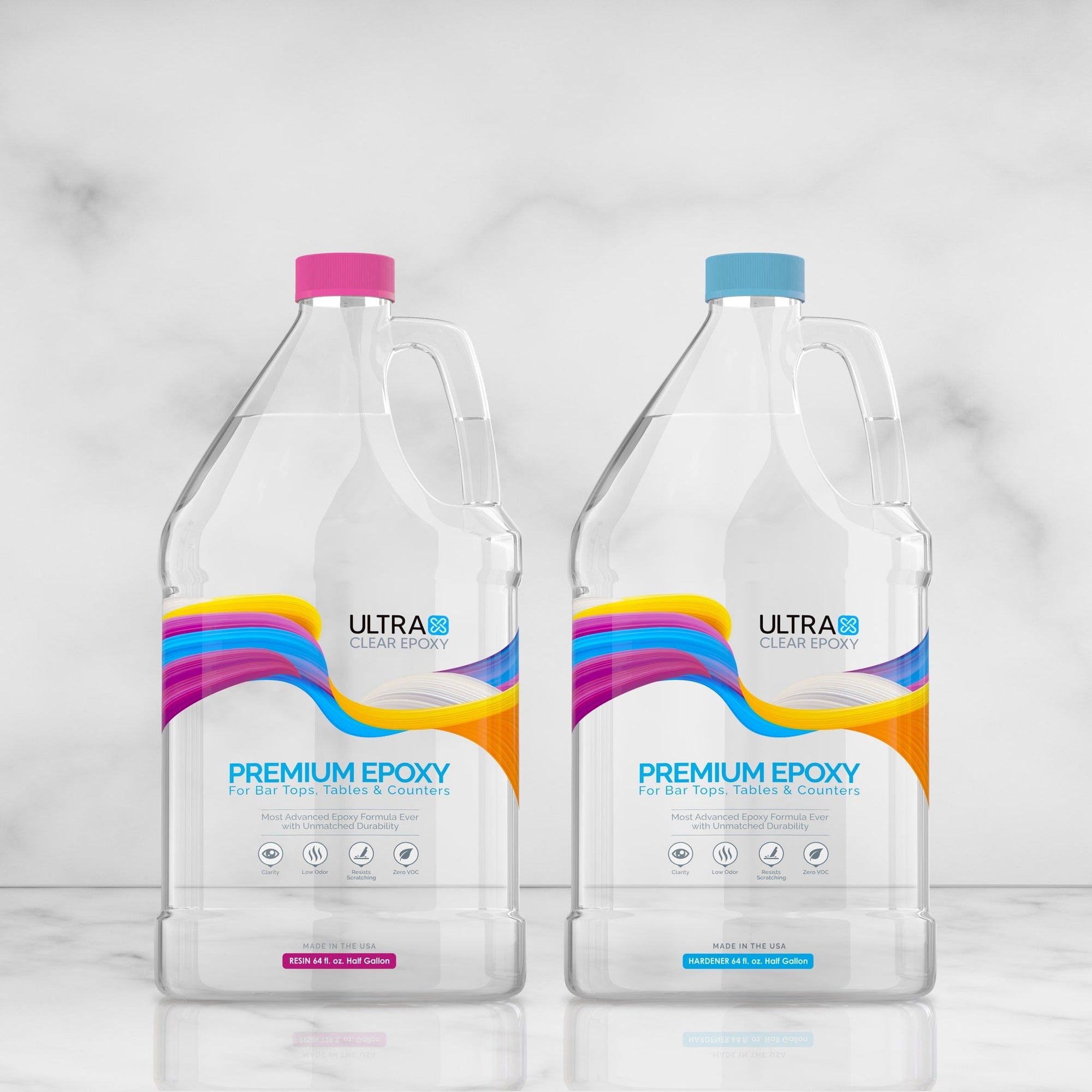 Clear Bar Top and Table Top Epoxy Resin 1 Gallon by UltraClear Epoxy