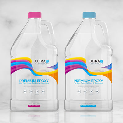 Clear Bar Top and Table Top Epoxy Resin 9 Gallons by UltraClear Epoxy