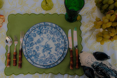 Bombay Blue Dinner Plate - Set of 4 (+1 Bonus Plate) by Ro'Table - product image 11 for Resin Society