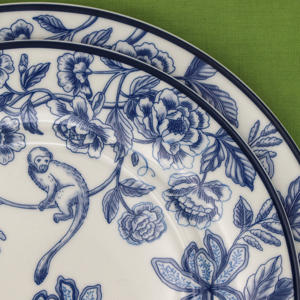 Bombay Blue Starter Plate - Set of 4 (+1 Bonus Plate) by Ro'Table - product image 4 for Resin Society