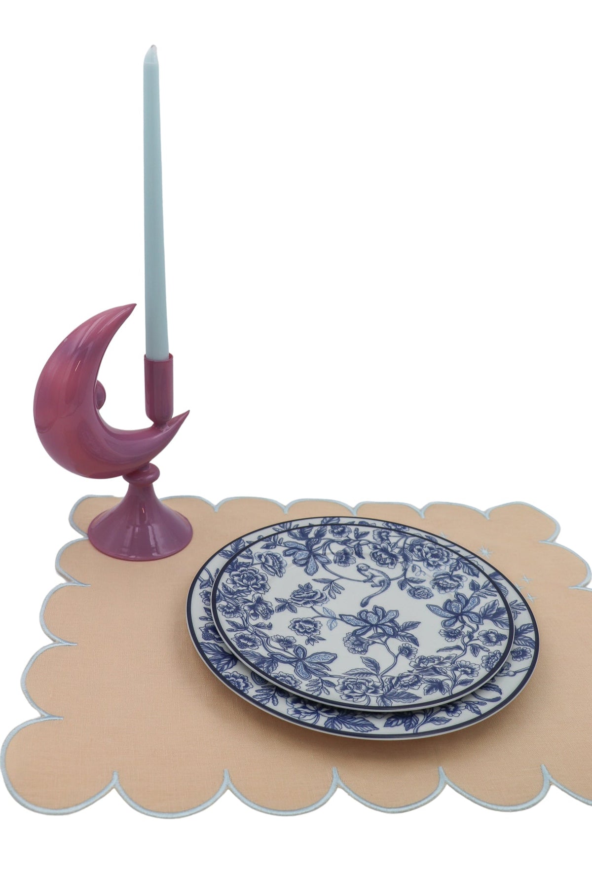 Bombay Blue Starter Plate - Set of 4 (+1 Bonus Plate) by Ro'Table - product image 17 for Resin Society