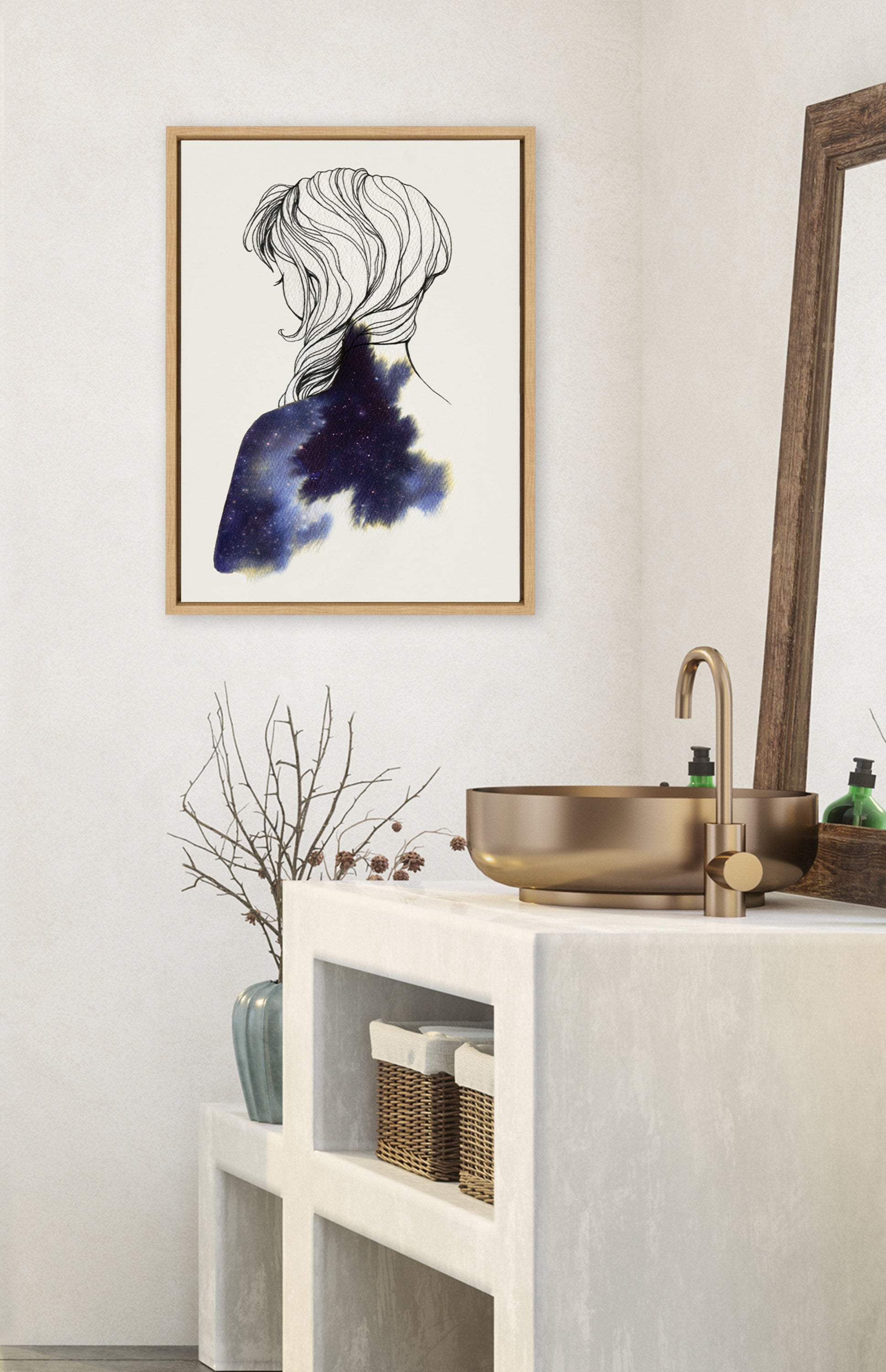 Sylvie Within Framed Canvas by Faryn Hughes
