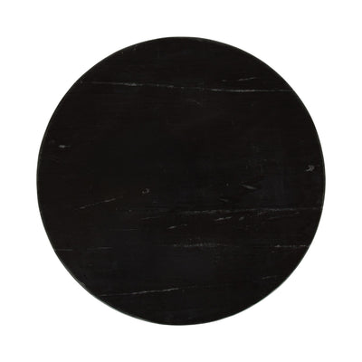 Baronet Round Marble and Metal Table